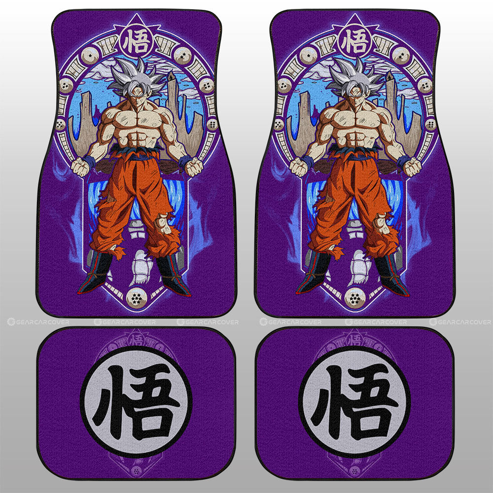 Dragon Ball Car Mats Goku Ultra Instinct Car Floor Mats Car Interior Floor Mats