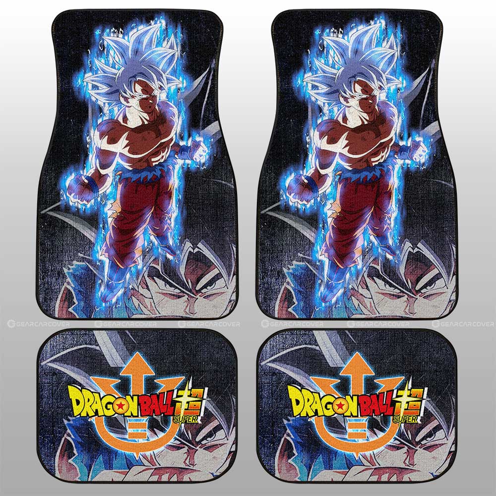 Dragon Ball Car Mats Goku Ultra Instinct Car Floor Mats Dragon Ball Anime Car Floor Mats