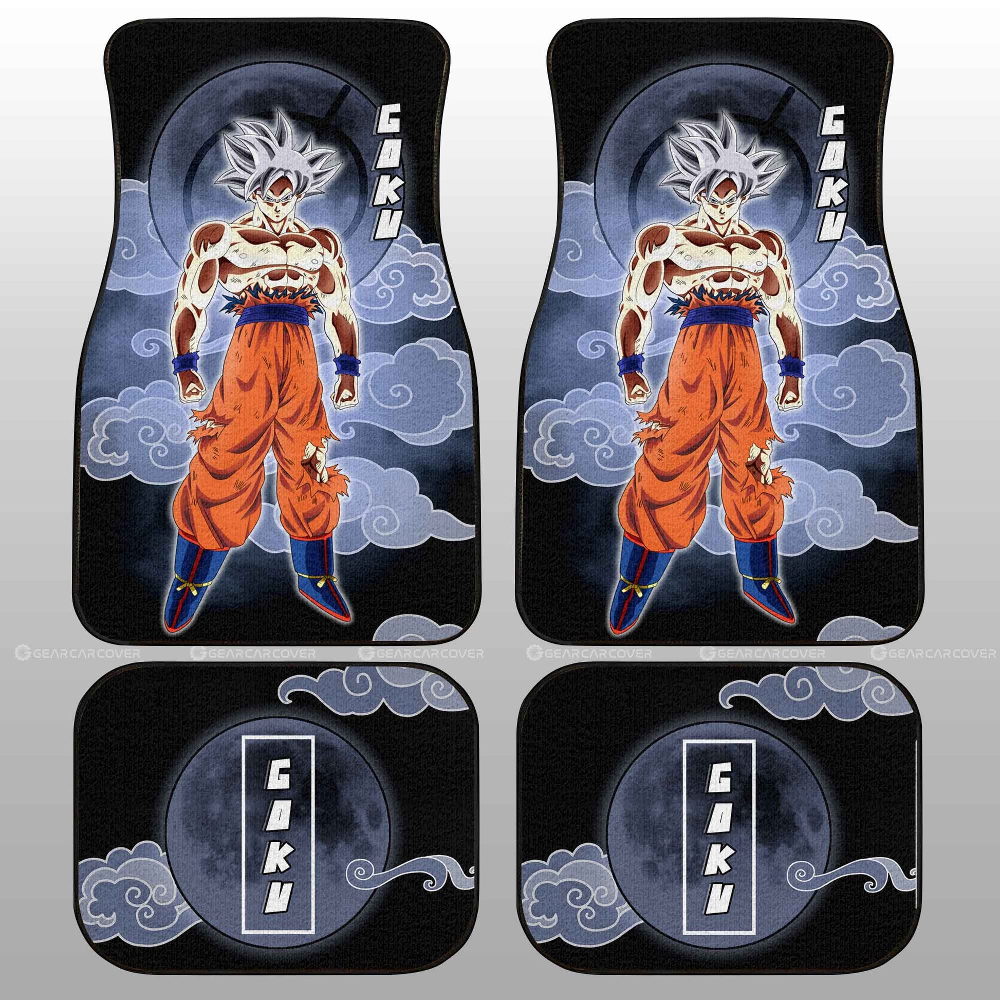 Dragon Ball Car Mats Goku Ultra Instinct Car Floor Mats Dragon Ball Anime Car Perfect Gift For Fan