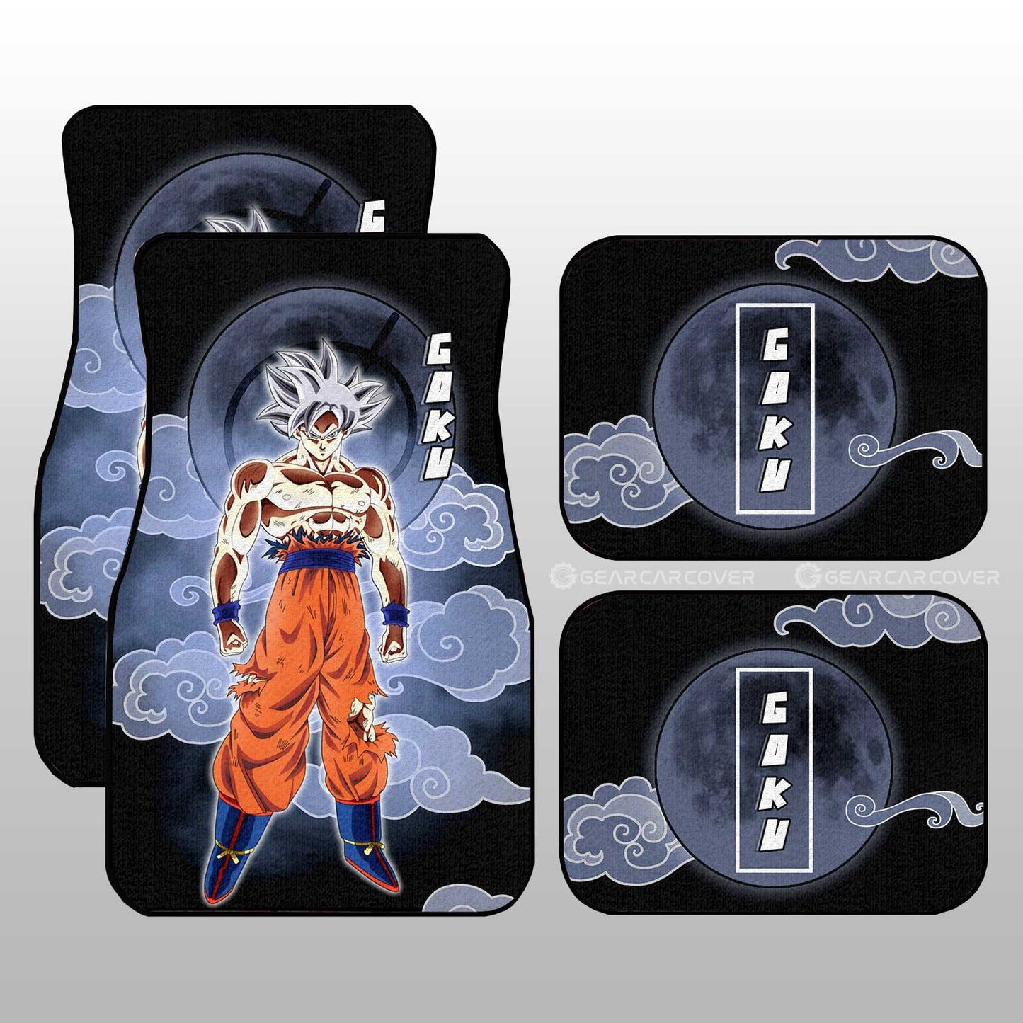 Dragon Ball Car Mats Goku Ultra Instinct Car Floor Mats Dragon Ball Anime Car Perfect Gift For Fan