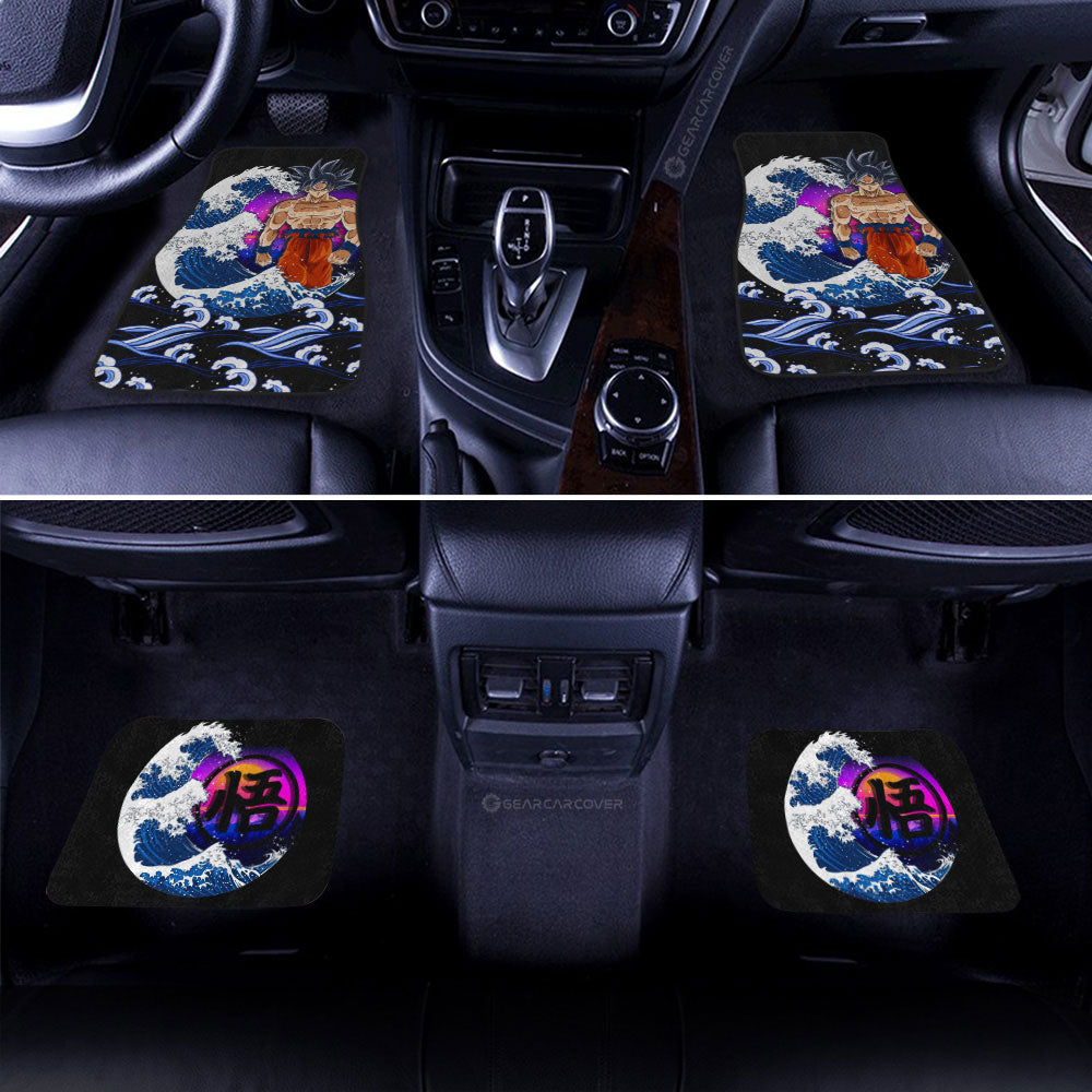 Dragon Ball Car Mats Goku Ultra Instinct Car Floor Mats Dragon Ball Car Interior Floor Mats