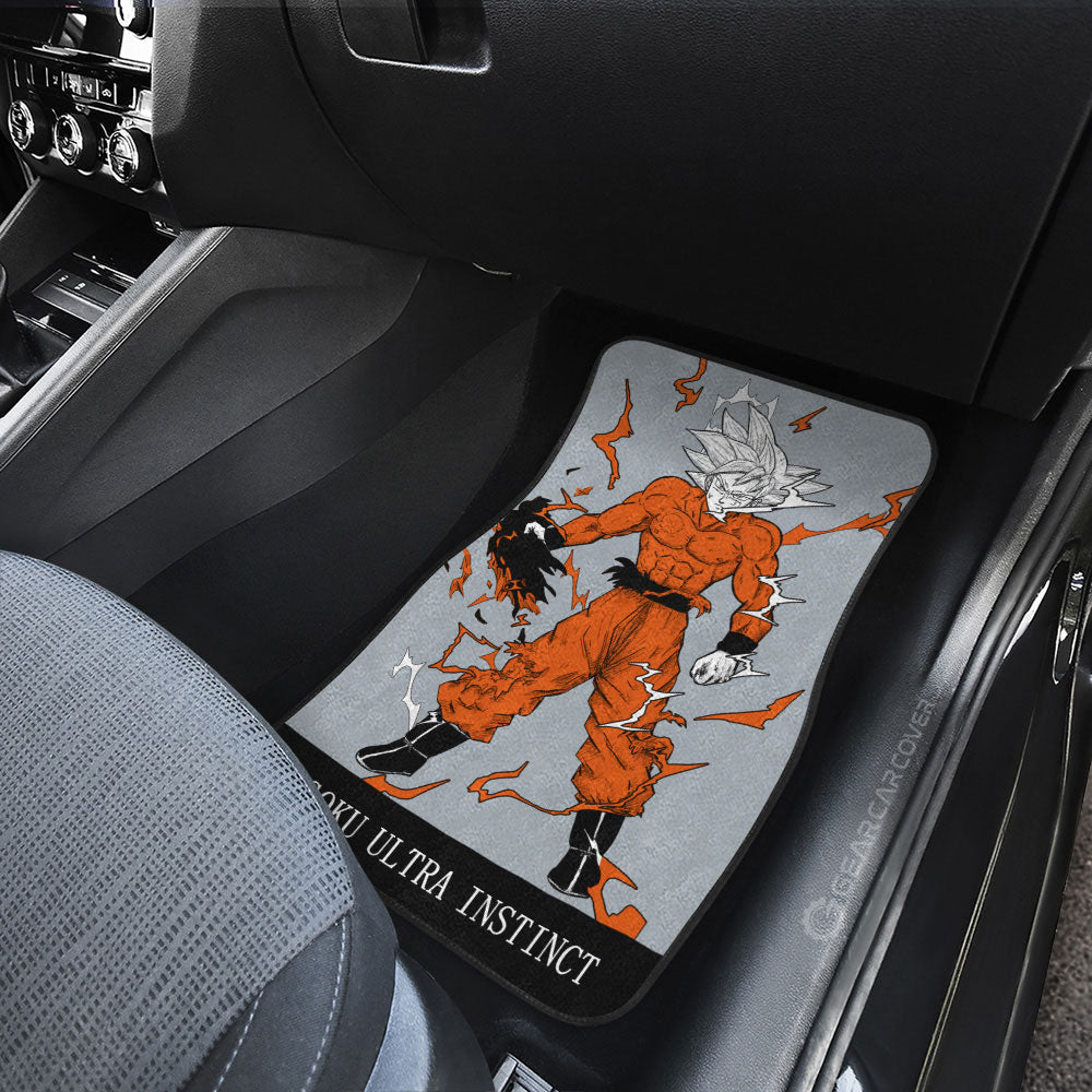 Dragon Ball Car Mats Goku Ultra Instinct Car Floor Mats For CarFloor Mats