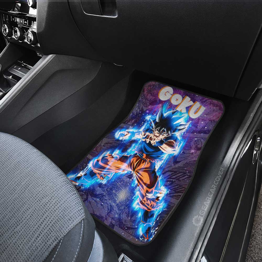 Dragon Ball Car Mats Goku Ultra Instinct Car Floor Mats Galaxy Style Dragon Ball Anime Car Floor Mats