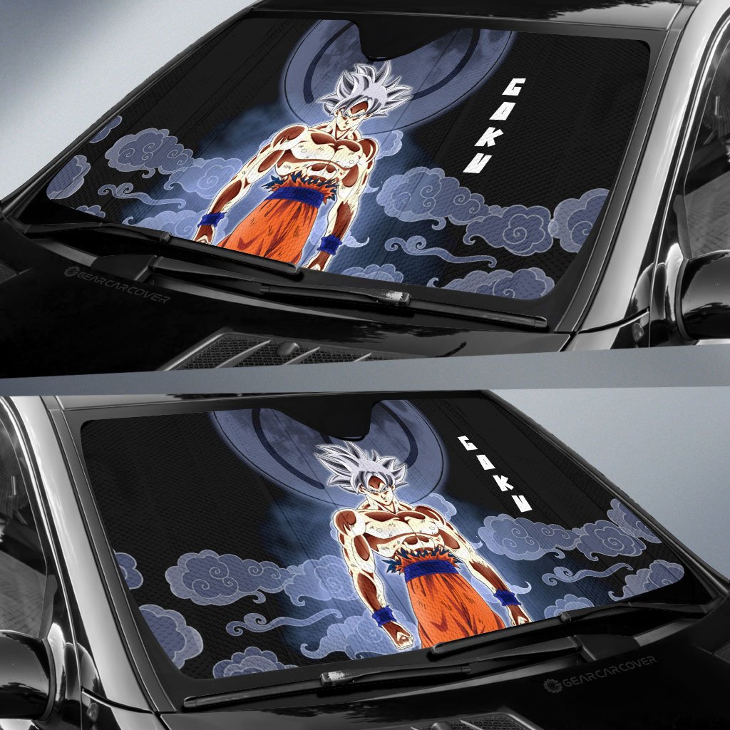 Goku Ultra Instinct Car Sunshade Custom Car Accessories