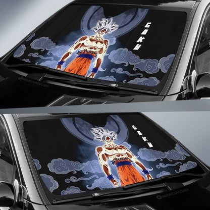 Goku Ultra Instinct Car Sunshade Custom Car Accessories