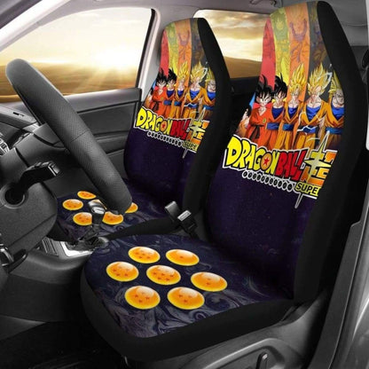 Dragon Ball Car Seat Covers Goku All Form Dragon Ball Seat Covers Colorful