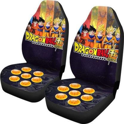 Dragon Ball Car Seat Covers Goku All Form Dragon Ball Seat Covers Colorful