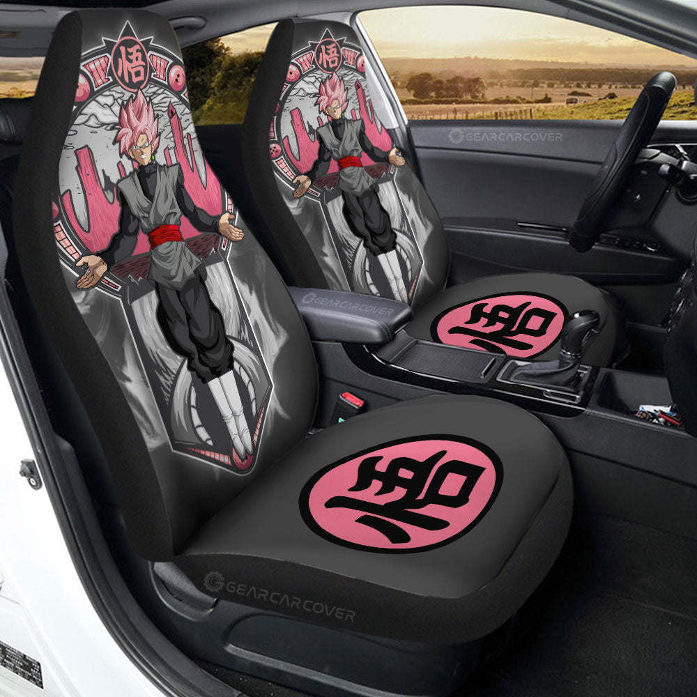 Dragon Ball Car Seat Covers Goku Black Rose Mountain View Dragon Ball Pattern Seat Covers Gray Pink