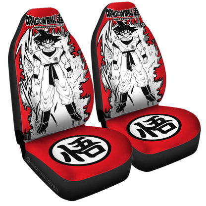 Dragon Ball Car Seat Covers Dragon Ball Powerful Songoku Seat Covers Red White