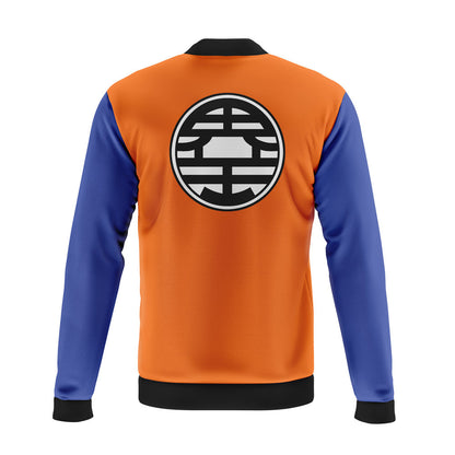 Dragon Ball Bomber Jacket Goku Kame Kai Dragon Ball Z Bomber Orange Blue Unisex