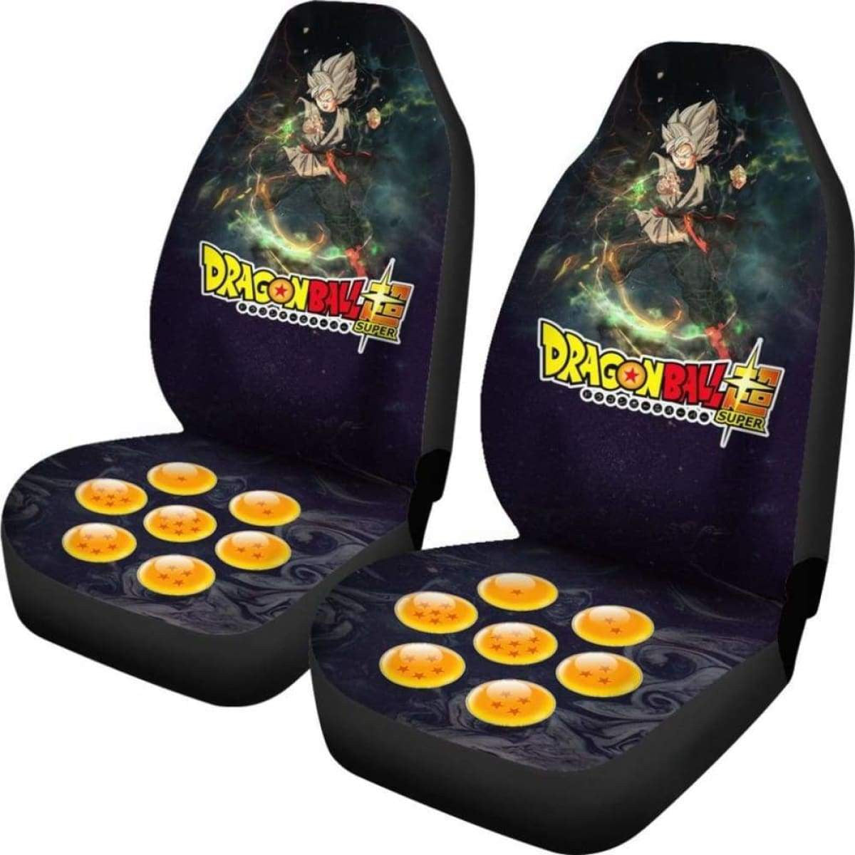 Dragon Ball Car Seat Covers Goku Super Saiyan Black Dragon Ball Seat Covers Colorful