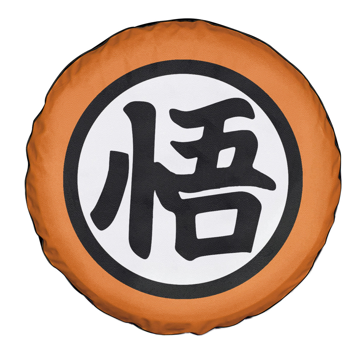 Dragon Ball Spare Tire Cover Goku Kanji Symbol Dragon Ball Tire Covers White Orange