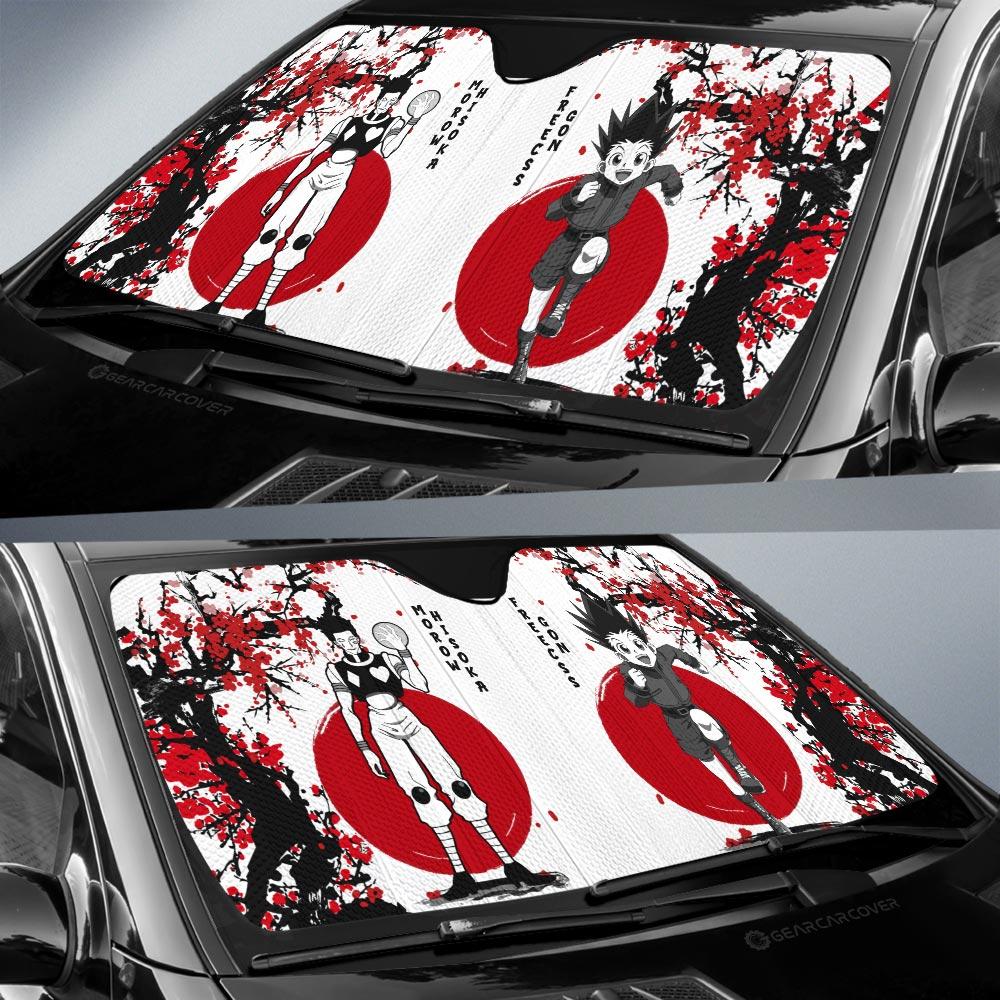 Gon And Hisoka Car Sunshade Custom Japan Style Car Accessories