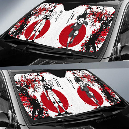 Gon And Hisoka Car Sunshade Custom Japan Style Car Accessories