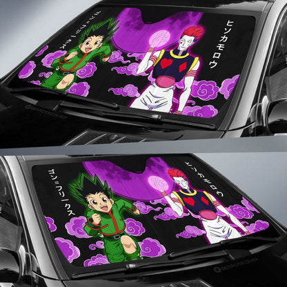 Gon Freecss And Hisoka Morow Car Sunshade Custom Car Accessories