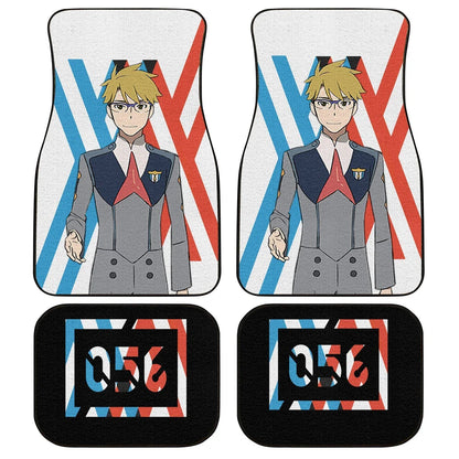 Darling In The Franxx Car Mats Darling In The Franxx Goro Code 056 Car Floor Mats Colorful