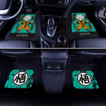 Dragon Ball Car Mats Goten Car Floor Mats Dragon Ball Anime Manga Color Style Car Floor Mats