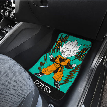 Dragon Ball Car Mats Goten Car Floor Mats Dragon Ball Anime Manga Color Style Car Floor Mats