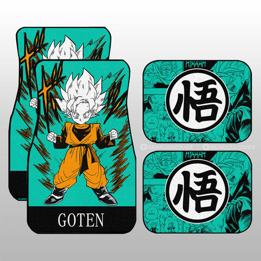 Dragon Ball Car Mats Goten Car Floor Mats Dragon Ball Anime Manga Color Style Car Floor Mats