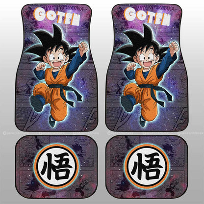 Dragon Ball Car Mats Goten Car Floor Mats Galaxy Style Car Floor Mats