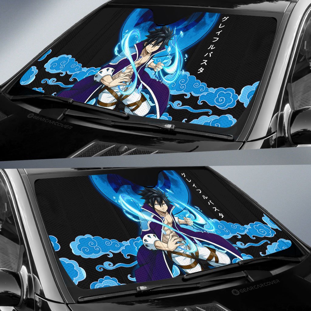 Gray Car Sunshade Custom Car Accessories