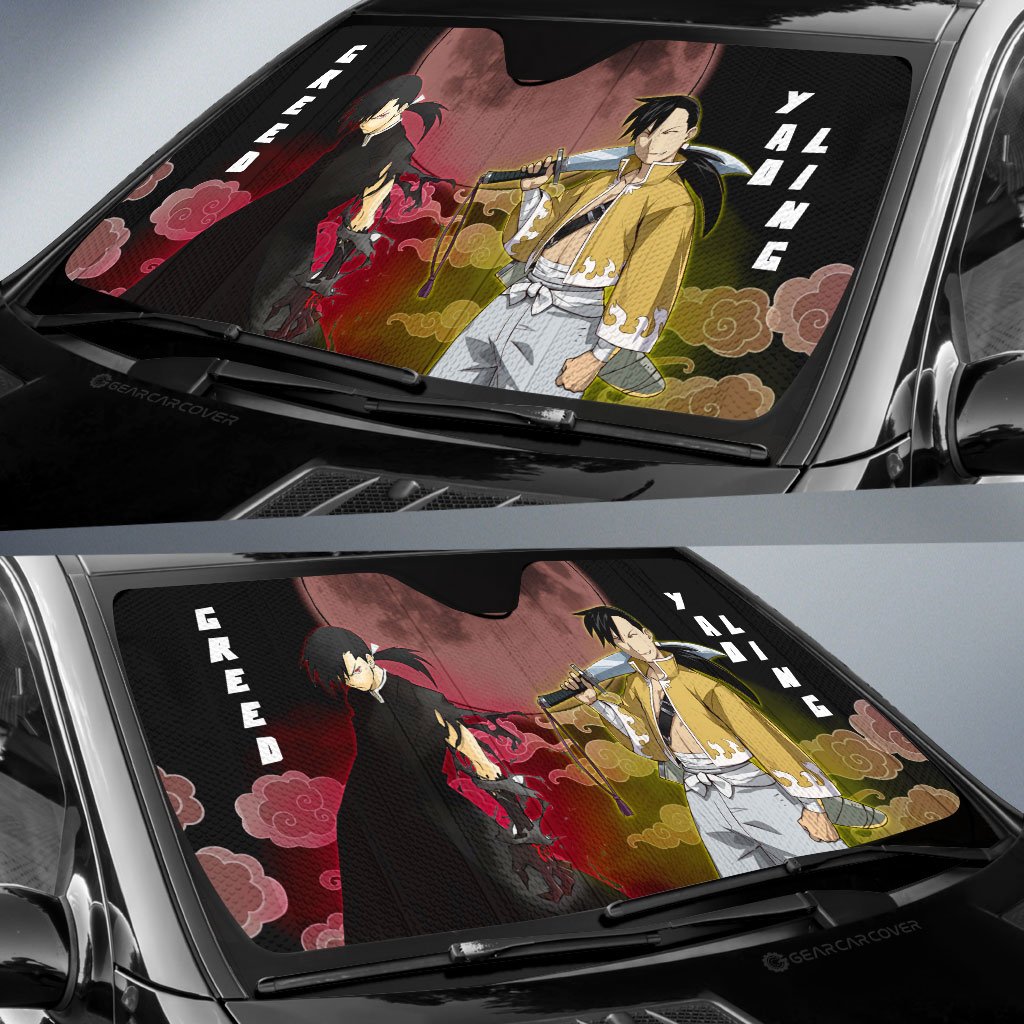 Greed And Ling Yao Car Sunshade Custom Car Accessories