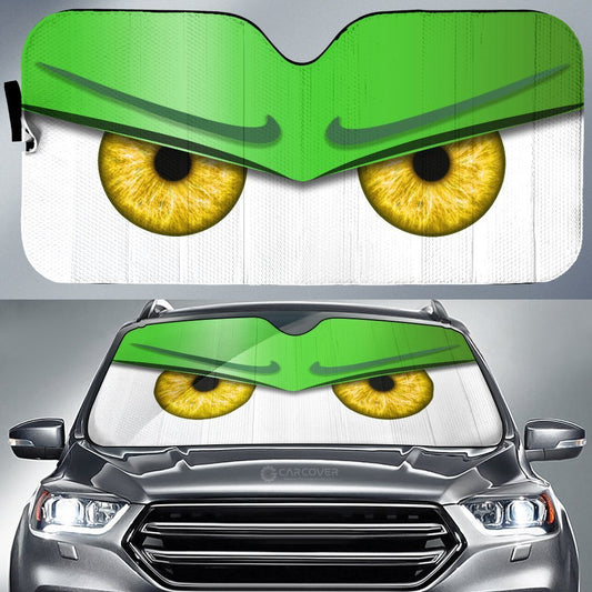 Green Unwelcome Car Eyes Sun Shade Custom Car Accessories