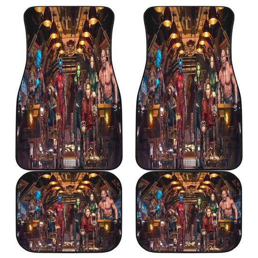 MV Car Floor Mats Guardians Of The Galaxy Team In Spaceship MV Car Mats