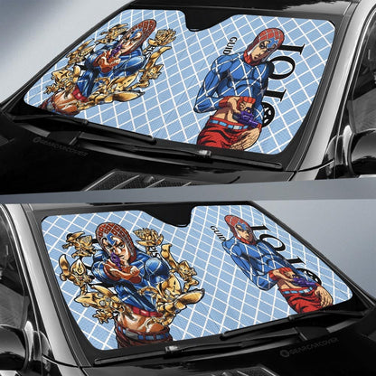 Guido Mista Car Sunshade Custom Bizarre Adventure Car Accessories