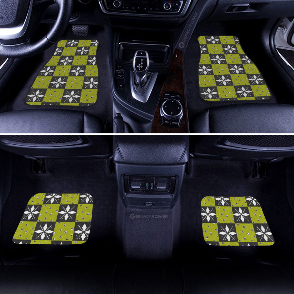 Demon Slayer Car Mats Gyomei Himejima Car Floor Mats Demon Slayer Car Floor Mats