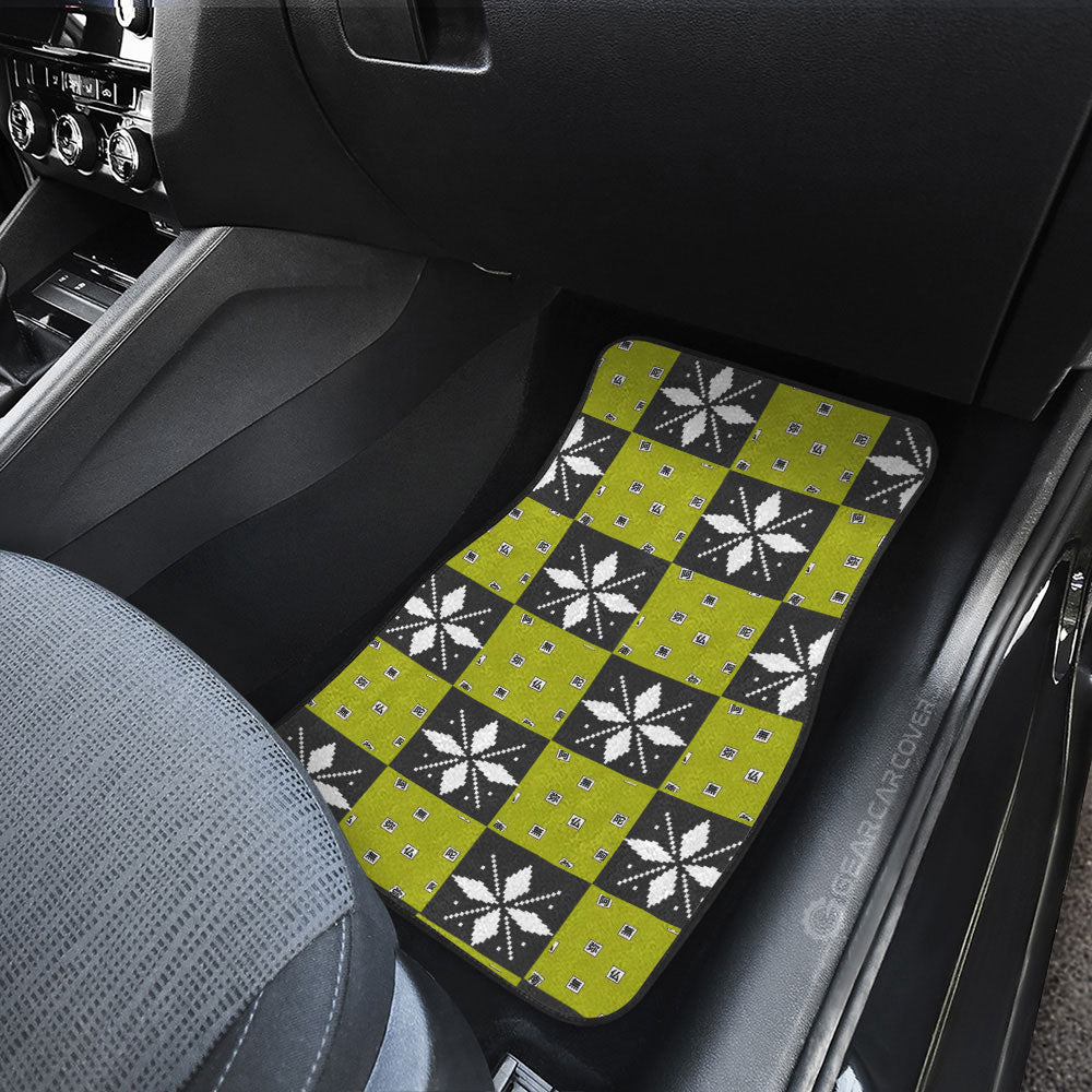 Demon Slayer Car Mats Gyomei Himejima Car Floor Mats Demon Slayer Car Floor Mats