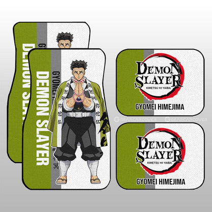 Demon Slayer Car Mats Gyomei Himejima Car Floor Mats Car For Fans Floor Mats