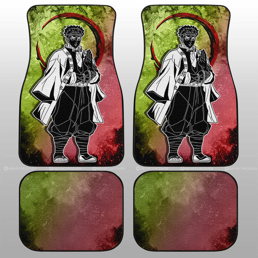 Demon Slayer Car Mats Gyomei Himejima Car Floor Mats Demon Slayer Car Floor Mats