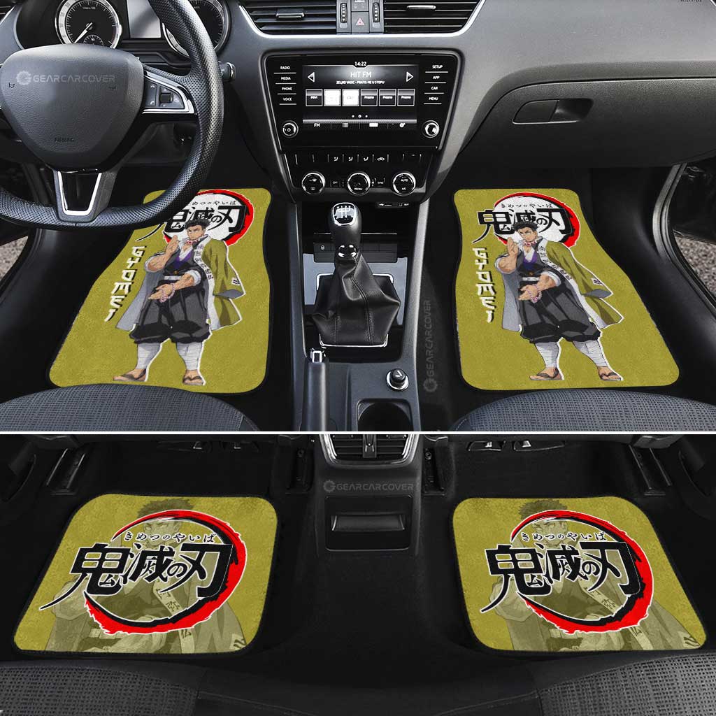 Demon Slayer Car Mats Gyomei Himejima Car Floor Mats Demon Slayer Car Floor Mats