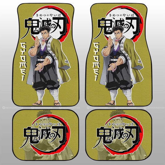 Demon Slayer Car Mats Gyomei Himejima Car Floor Mats Demon Slayer Car Floor Mats