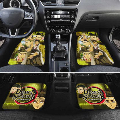 Demon Slayer Car Mats Gyomei Himejima Car Floor Mats Demon Slayer Anime Floor Mats