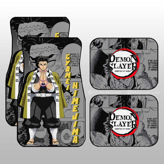 Demon Slayer Car Mats Gyomei Himejima Car Floor Mats Mix Mangas Floor Mats