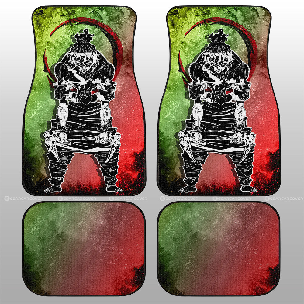 Demon Slayer Car Mats Gyutaro Car Floor Mats Demon Slayer Car Floor Mats