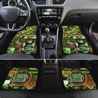 Demon Slayer Car Mats Gyutaro Car Floor Mats Demon Slayer Anime Floor Mats