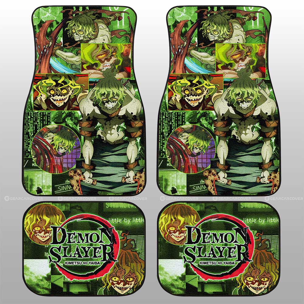 Demon Slayer Car Mats Gyutaro Car Floor Mats Demon Slayer Anime Floor Mats