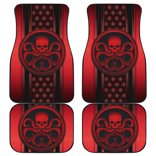 MV Car Floor Mats MV Hydra Skull Octobus Symbol Pattern Car Mats