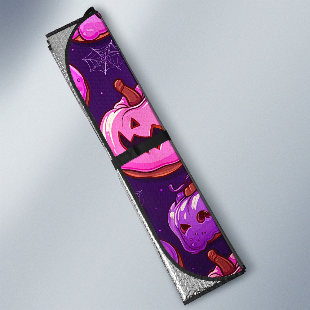 Halloween Donuts Car Sunshade Custom Girly Pattern Car Accessories