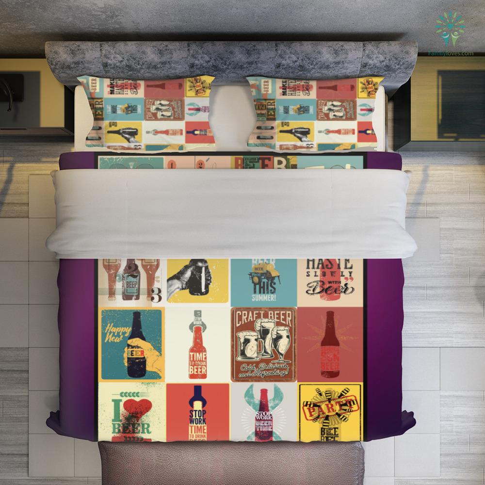 Beer Bedding Set I Want More Beer This Summer Duvet Covers Colorful Unique Gift