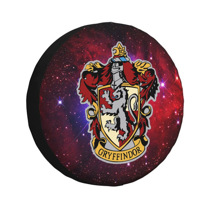 HP Spare Tire Cover Gryffindor House Crest Symbol Galaxy Tire Covers Red