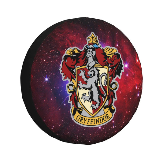 HP Spare Tire Cover Gryffindor House Crest Symbol Galaxy Tire Covers Red