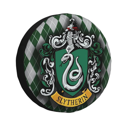 HP Spare Tire Cover Slytherin House Crest Symbol Tire Covers Green