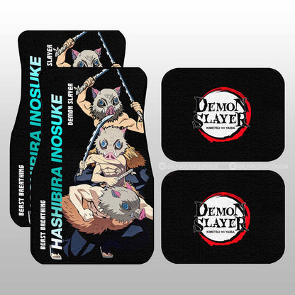 Demon Slayer Car Mats Hashibira Inosuke Car Floor Mats Demon Slayer Car Floor Mats