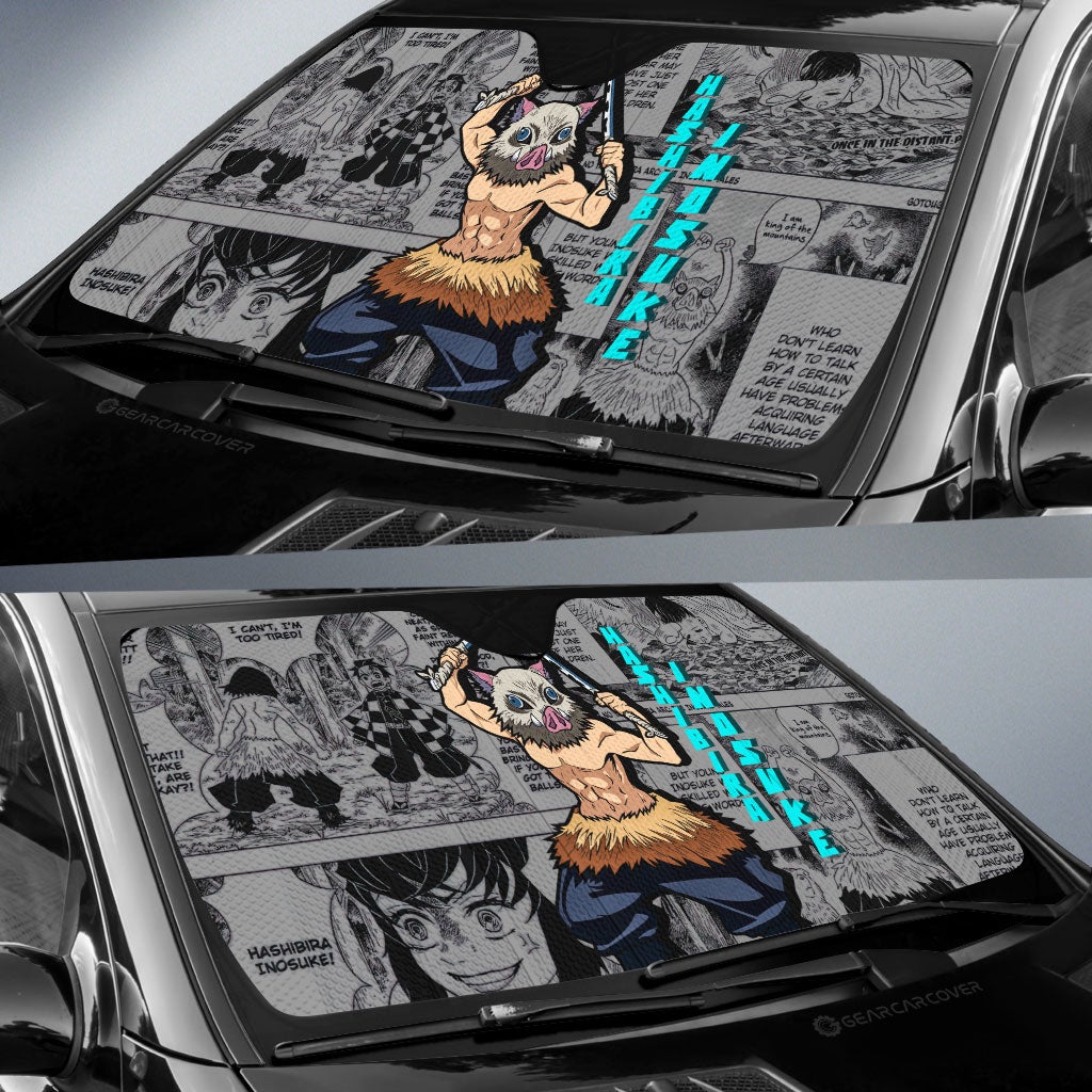 Hashibira Inosuke Car Sunshade Custom Mix Mangas