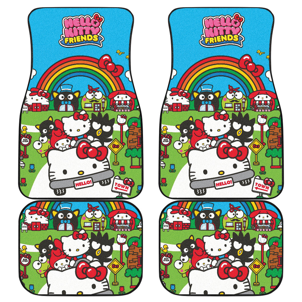 Hello Kitty Car Mats Hello Kitty And Friends In Town Car Flor Mats Colorful