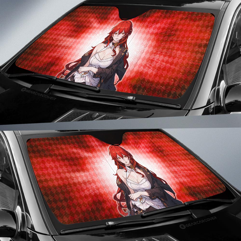 Himeko Car Sunshade Custom Honkai Star Rail Car Accessories